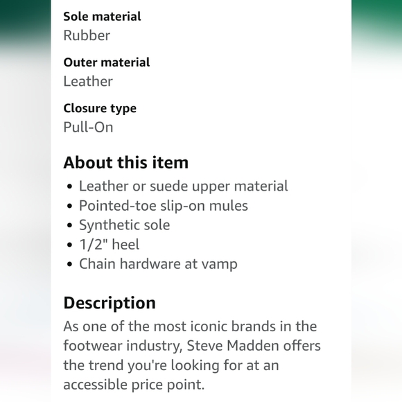 NWT STEVE MADDEN FESTIVITY MULE SHOES 6M - Picture 9 of 9